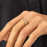 Celtic Knot Wedding Ring: Unique Trinity Knot Eternity Band, Vintage Bridal Ring - Image 3