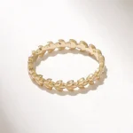 14k Gold Leaf Band: Dainty Floral Vine Ring for Her, Stackable and Elegant - Image 2