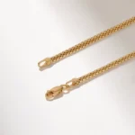 Oval Chain Necklace | 14k Solid Gold Chain | 2.5MM Minimalist Layering Necklace - Image 4