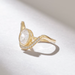 1ct Oval Solitaire Natural Diamond Ring: 14k Solid Gold Unique Engagement Statement - Image 6